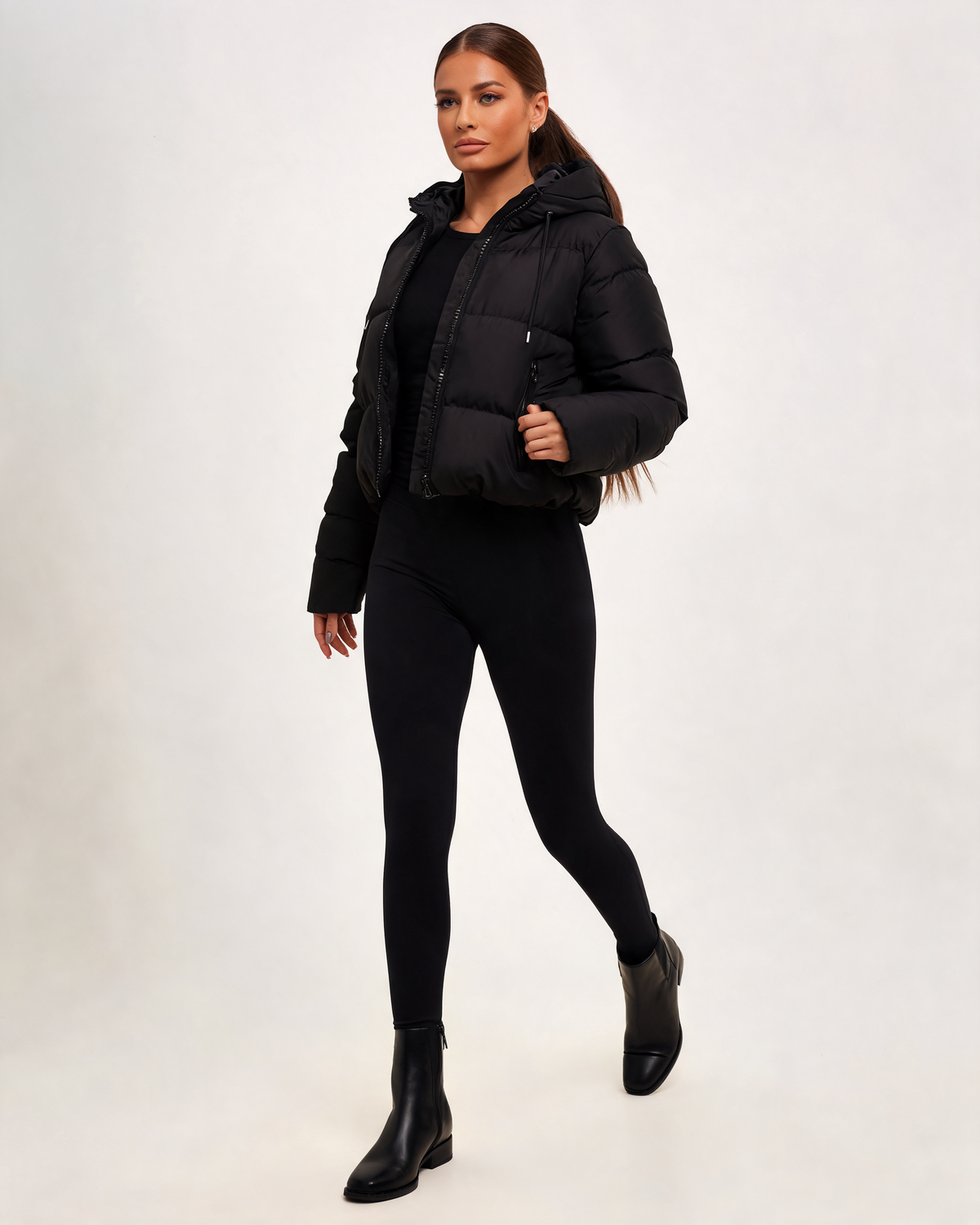 Winter Jacket – Tamsin Hooded Puffer