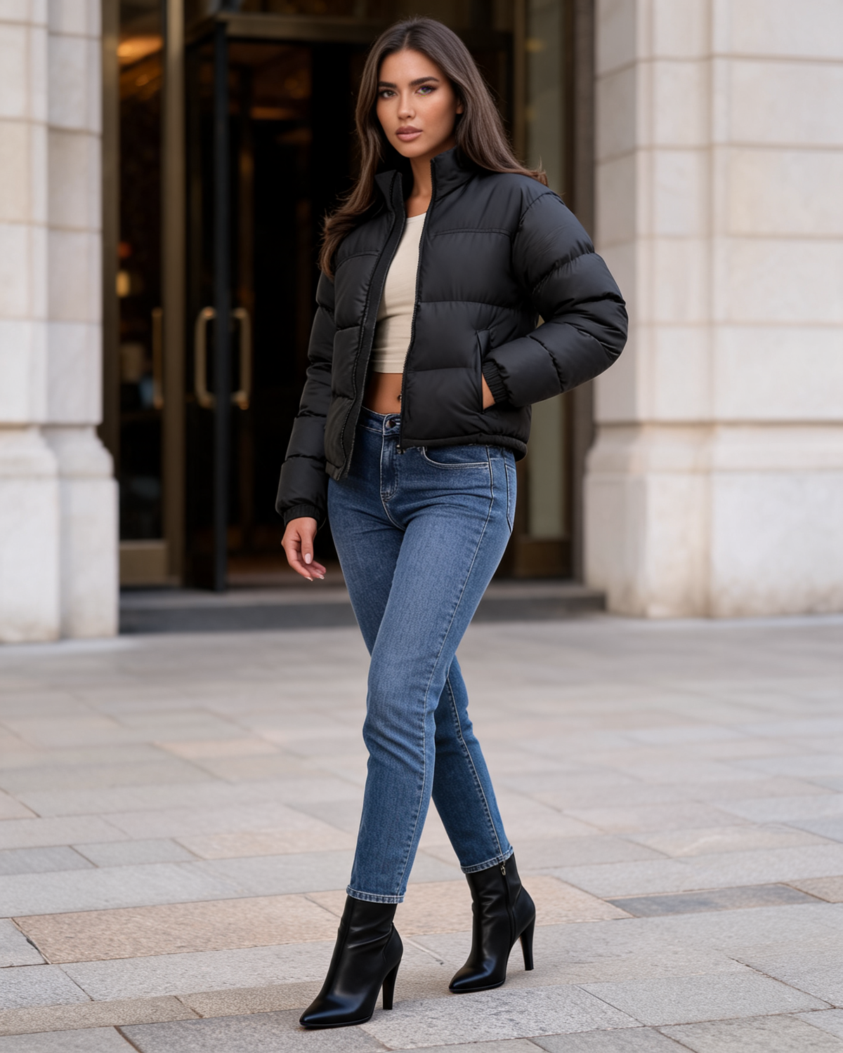 Winter Jacket – Nerissa Quilted Puffer