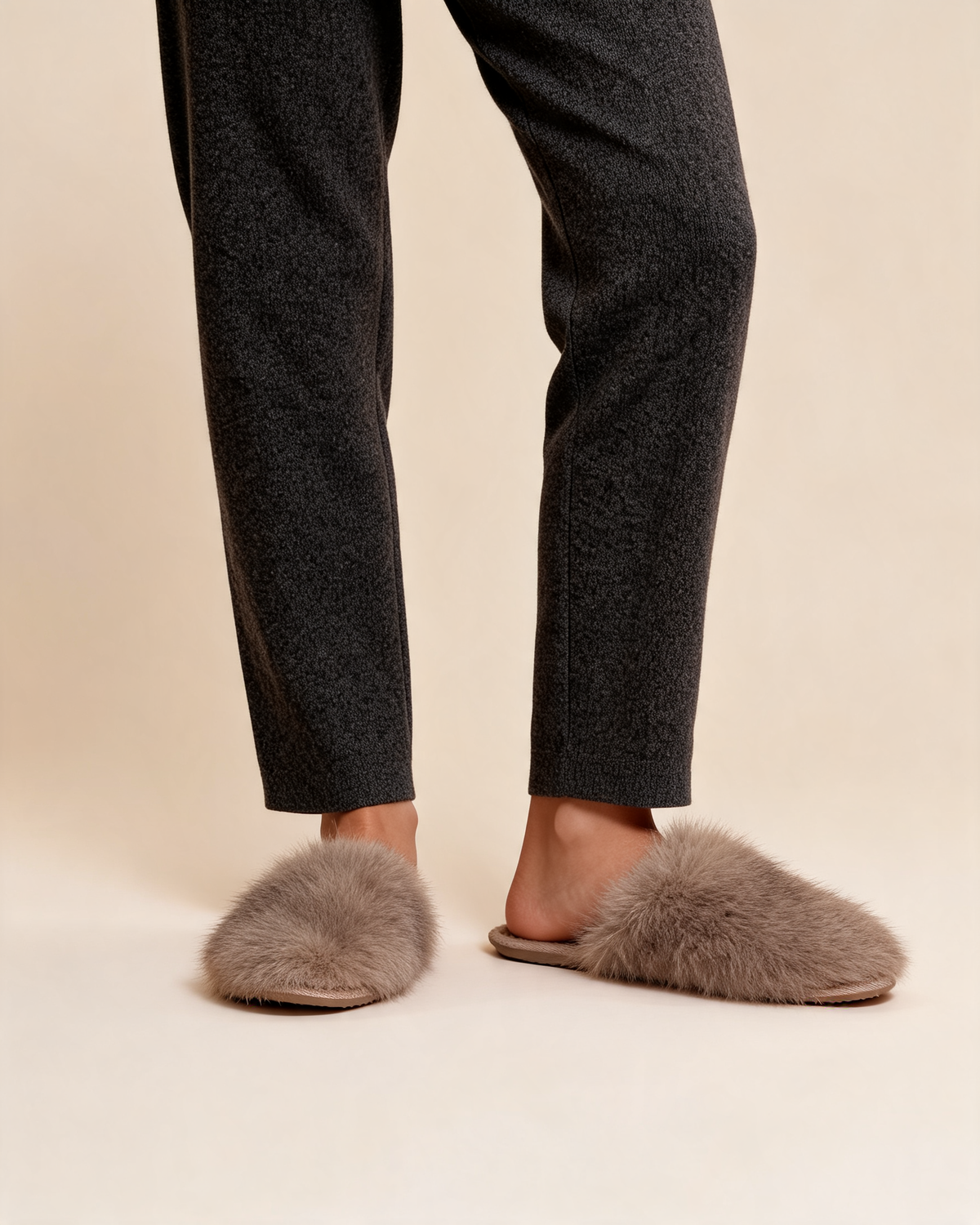 Slippers – Romilly Faux Fur Mule