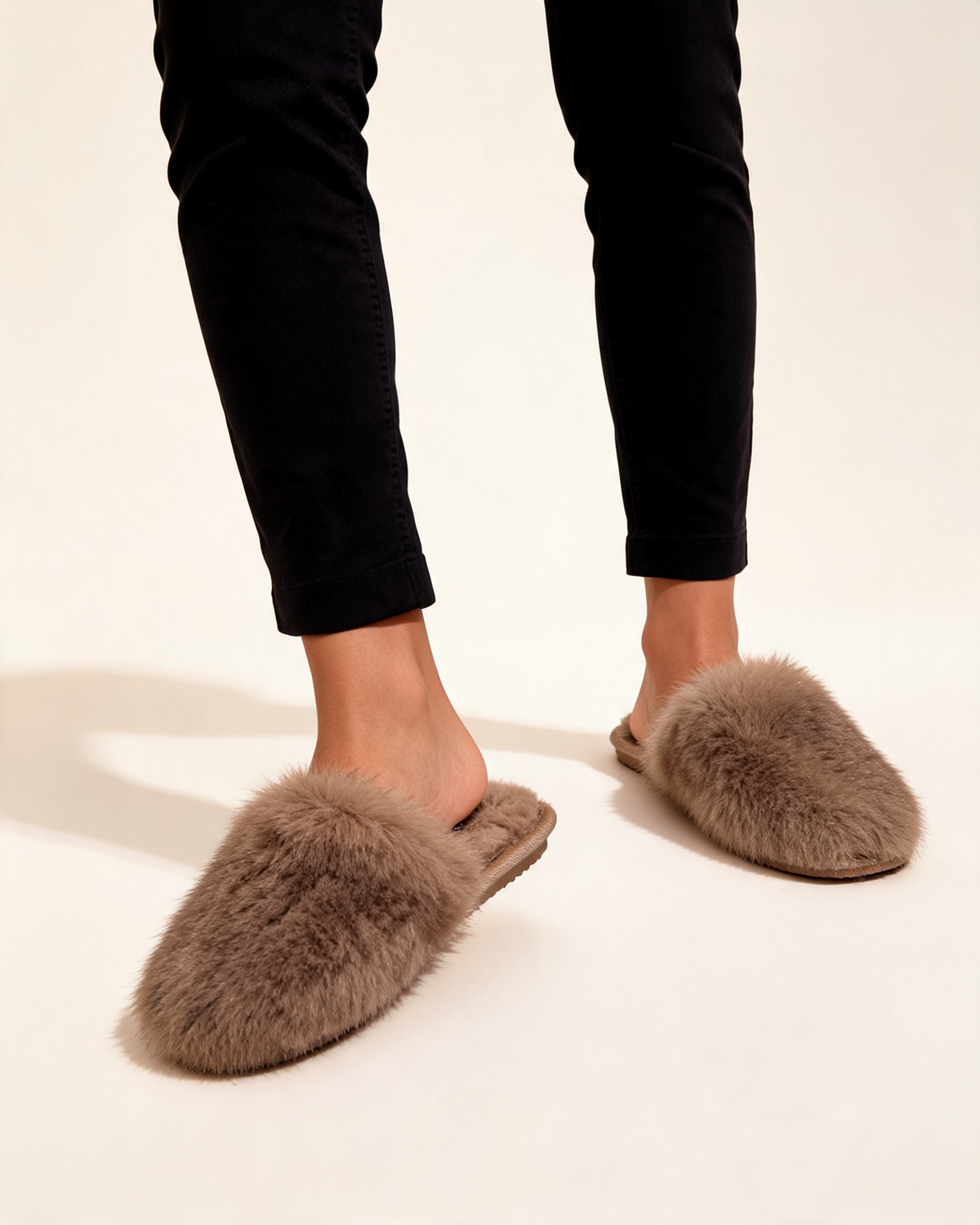 Slippers – Romilly Faux Fur Mule