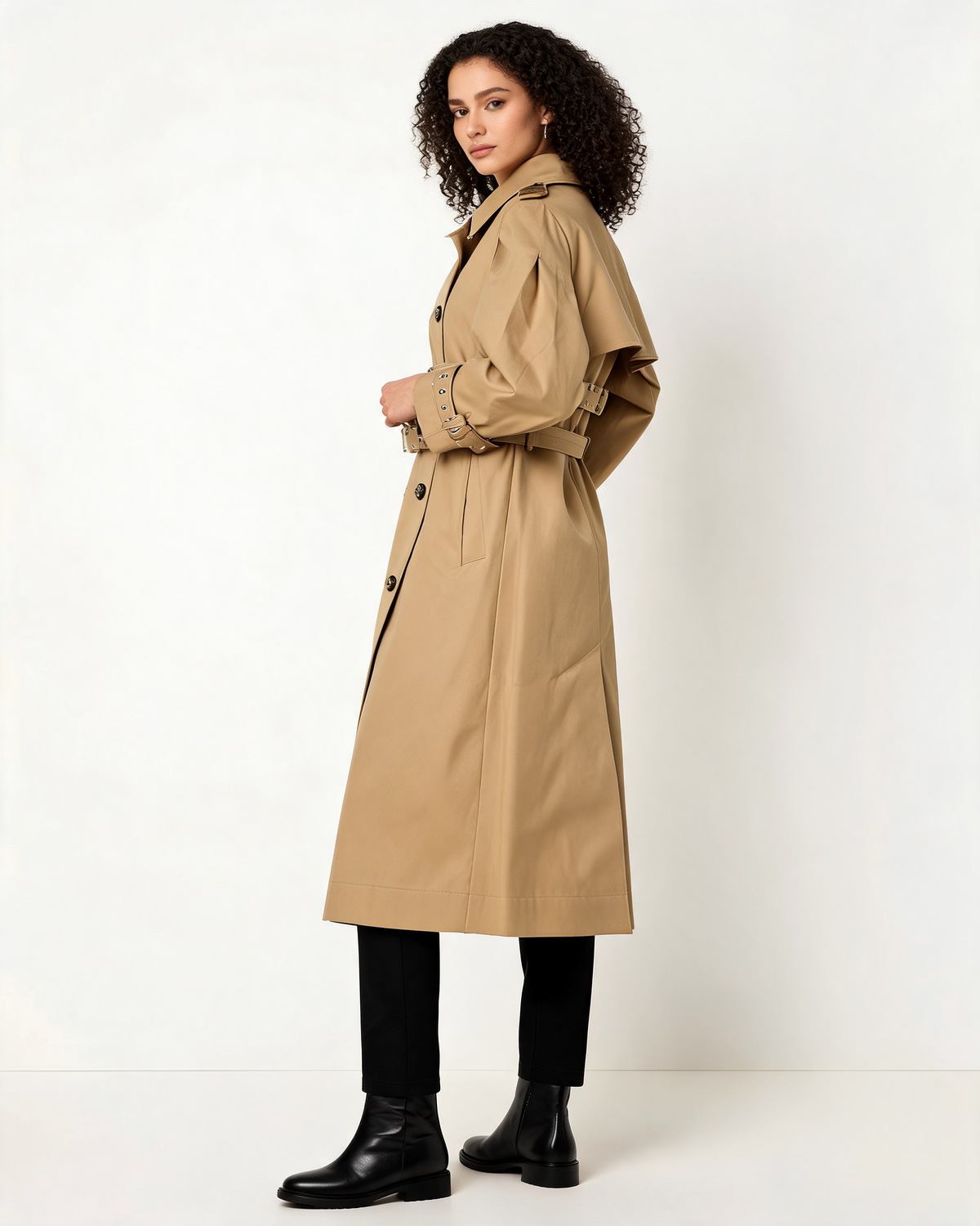 Trench Coat – Leonie Double-Breasted