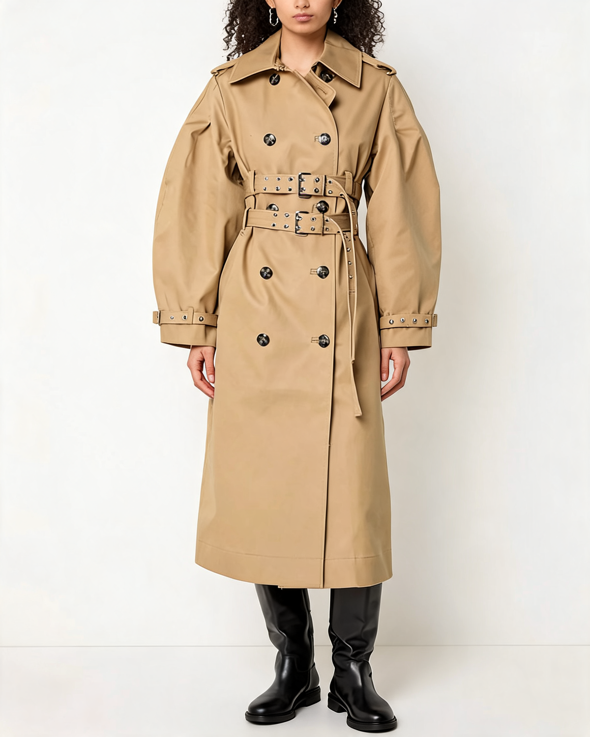 Trench Coat – Leonie Double-Breasted