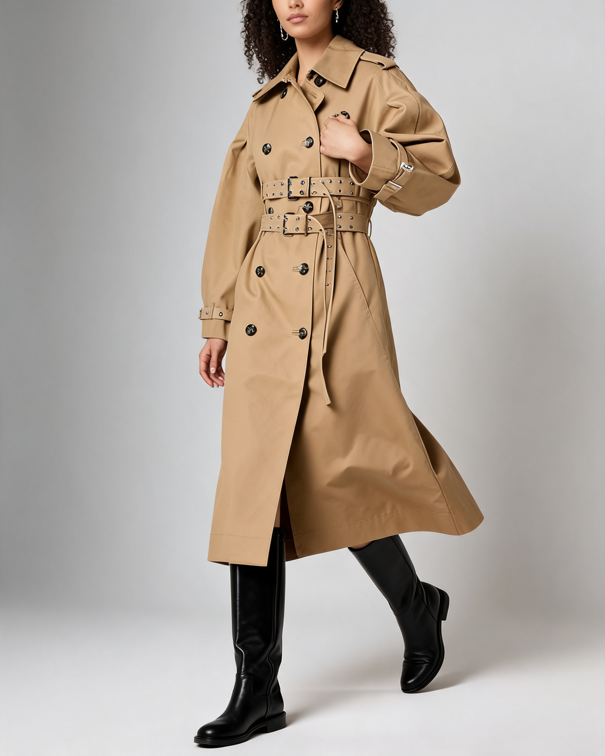 Trench Coat – Leonie Double-Breasted