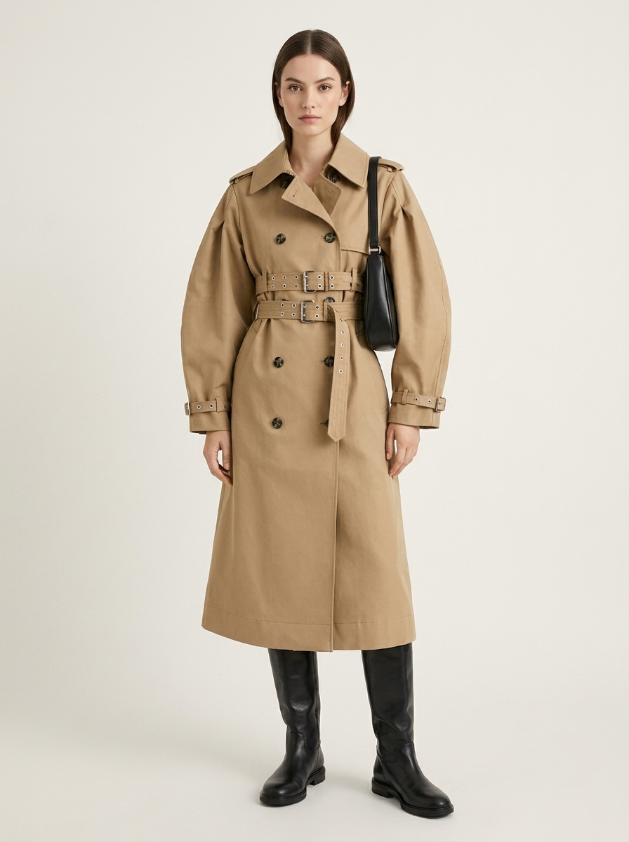 Trench Coat – Leonie Double-Breasted