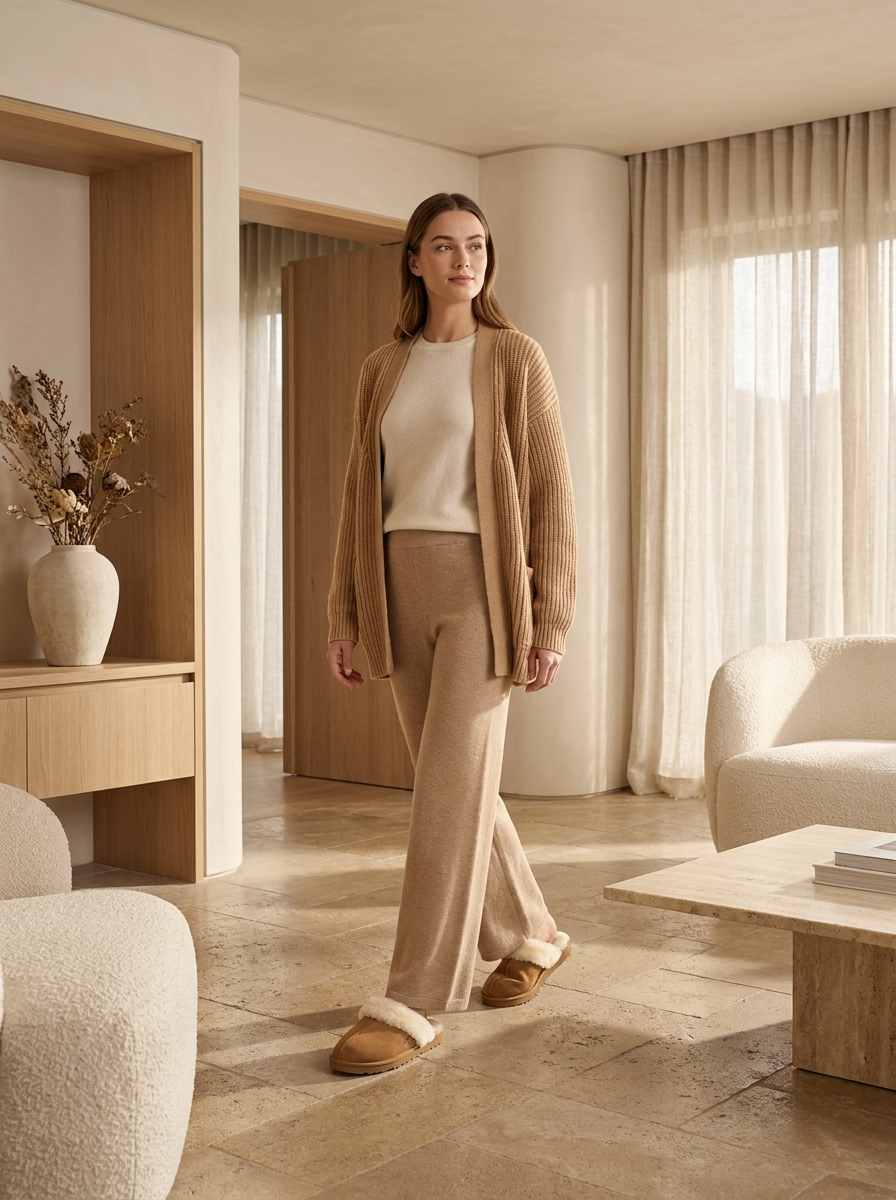 Slippers – Calista Suede Shearling