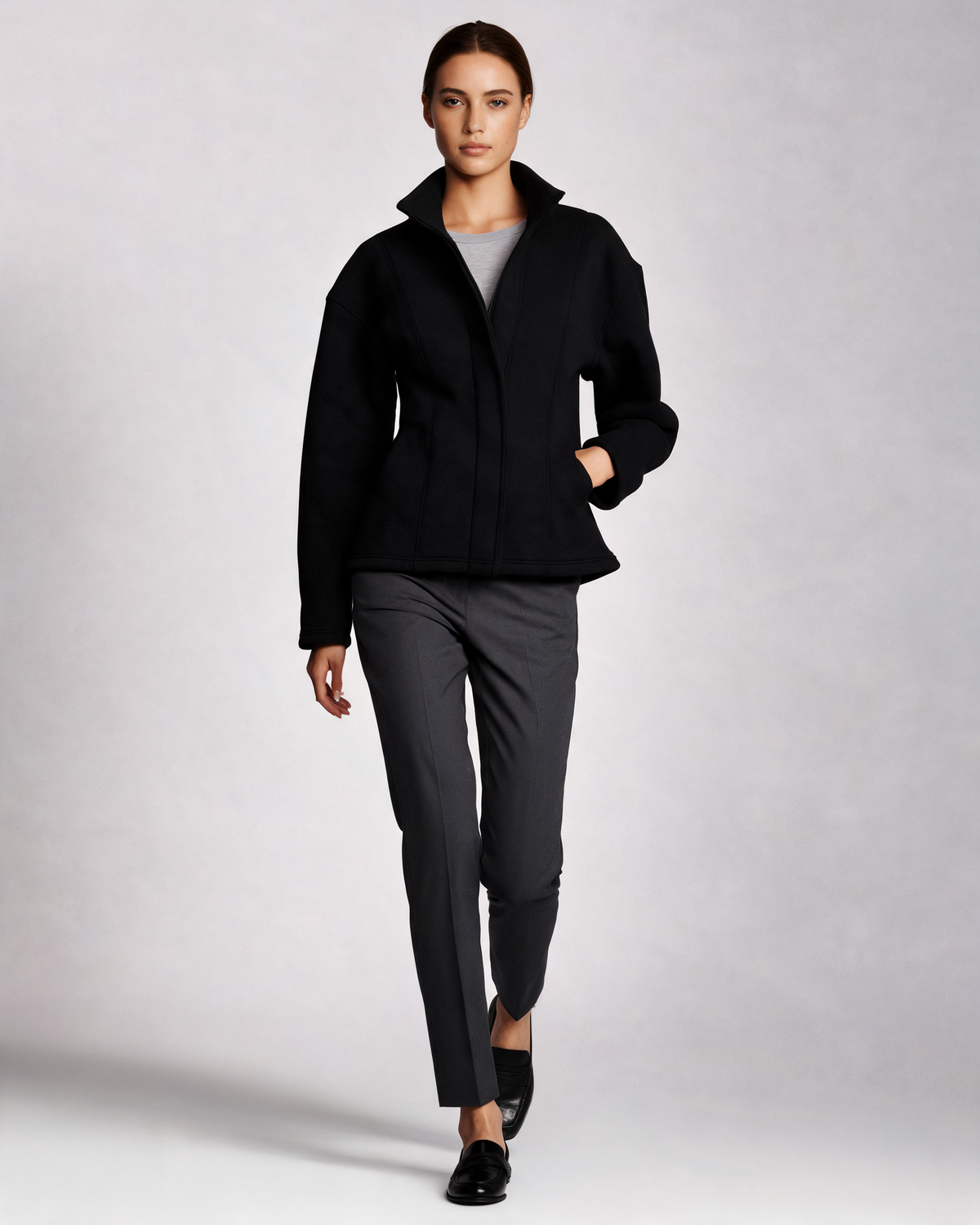 Jacket – Amalia Stand Collar
