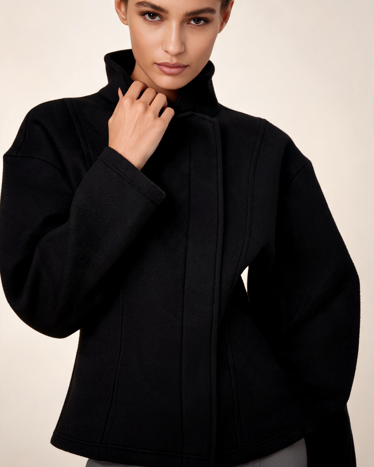 Jacket – Amalia Stand Collar
