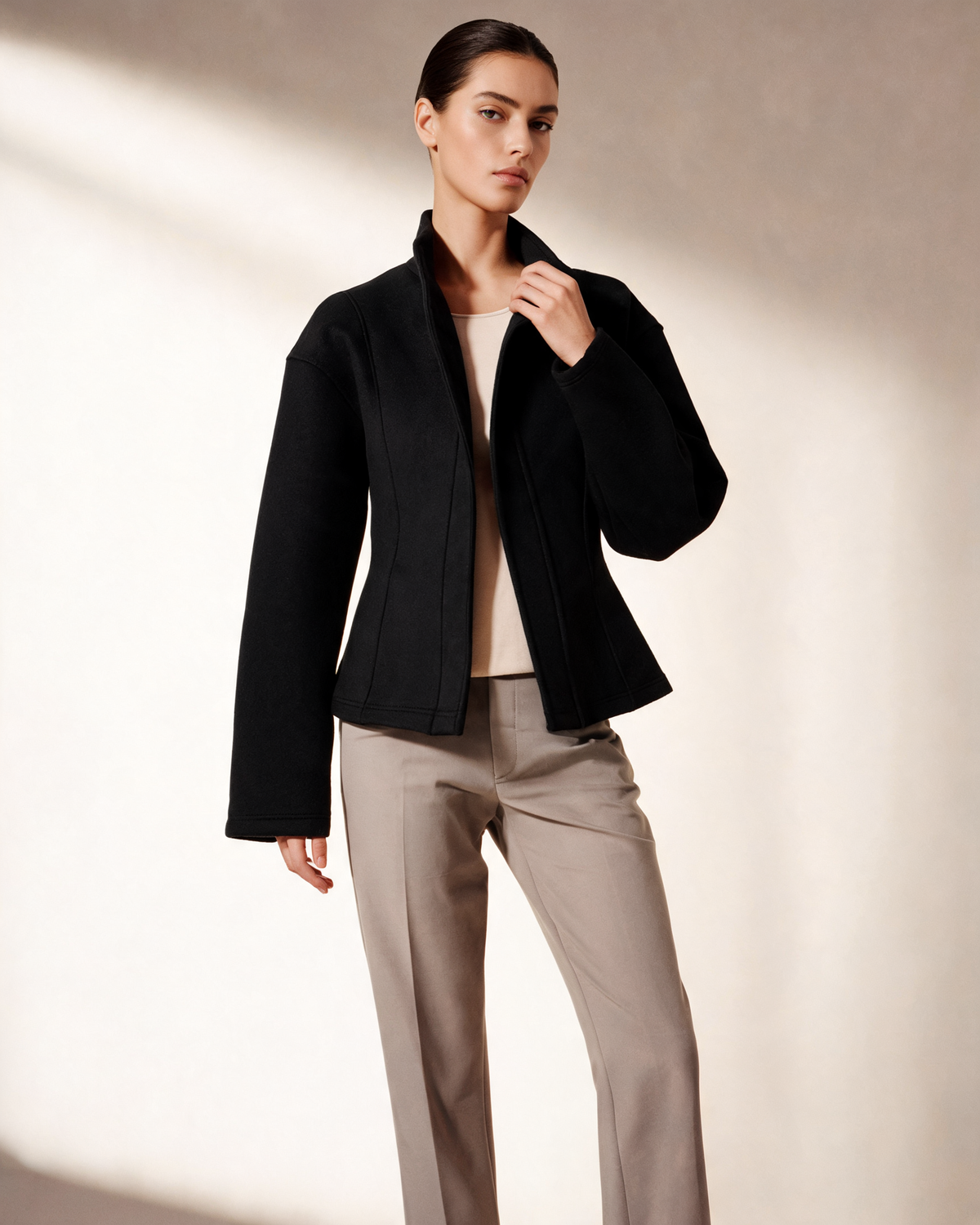 Jacket – Amalia Stand Collar