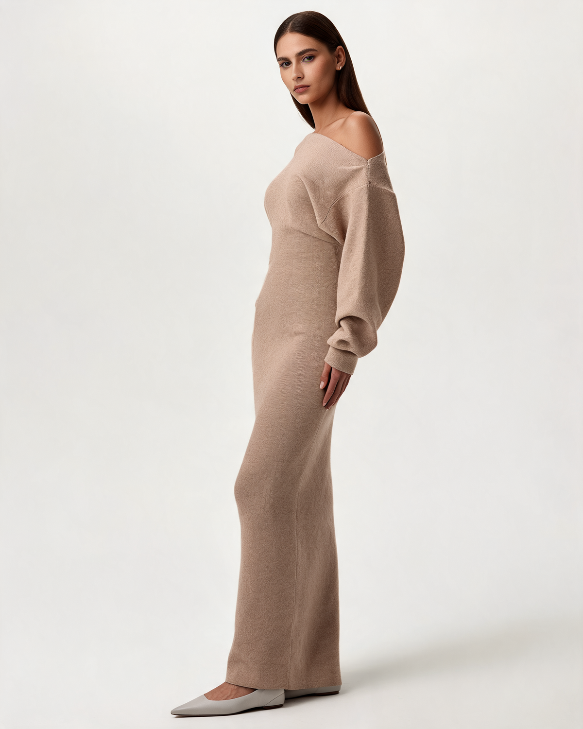 Knitted Dress – Ottavia Off Shoulder