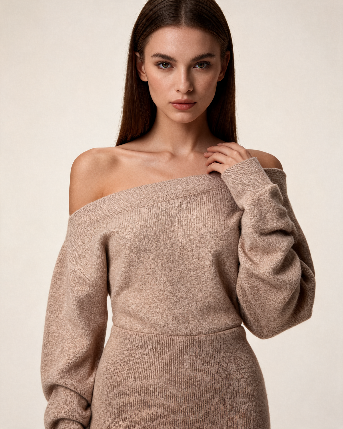 Knitted Dress – Ottavia Off Shoulder