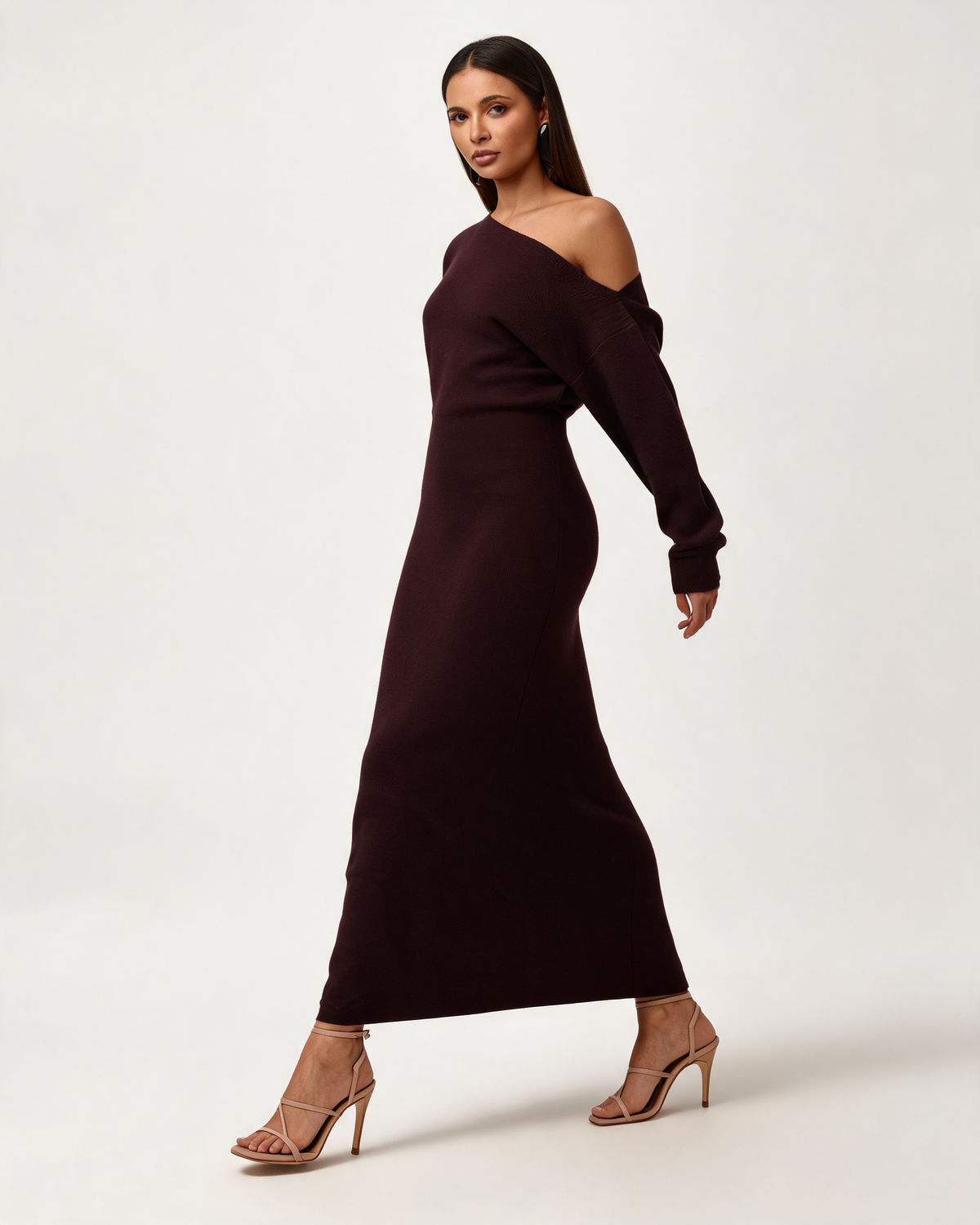 Knitted Dress – Ottavia Off Shoulder