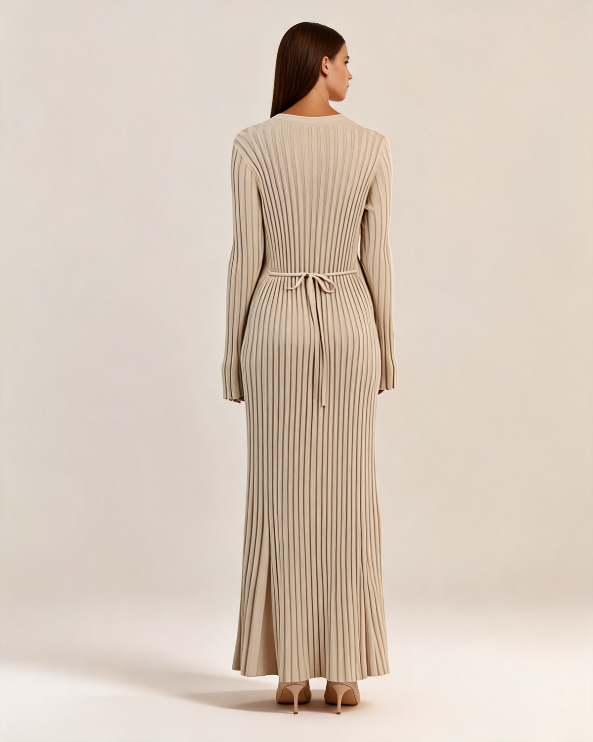 Knitted Dress – Alma Pleated