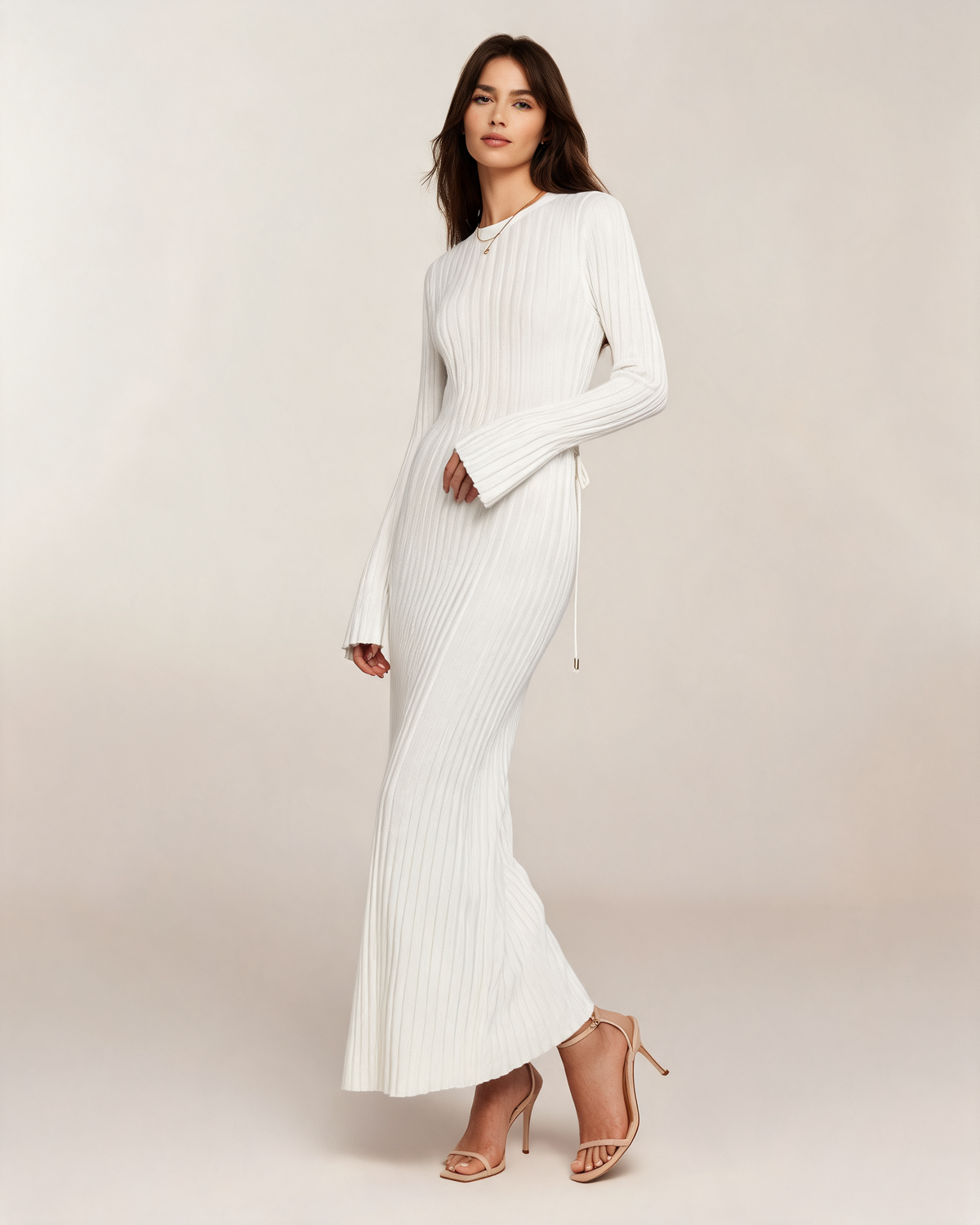 Knitted Dress – Alma Pleated