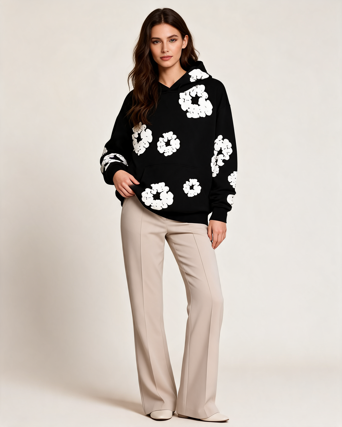 Hoodie – Fleur Floral Print