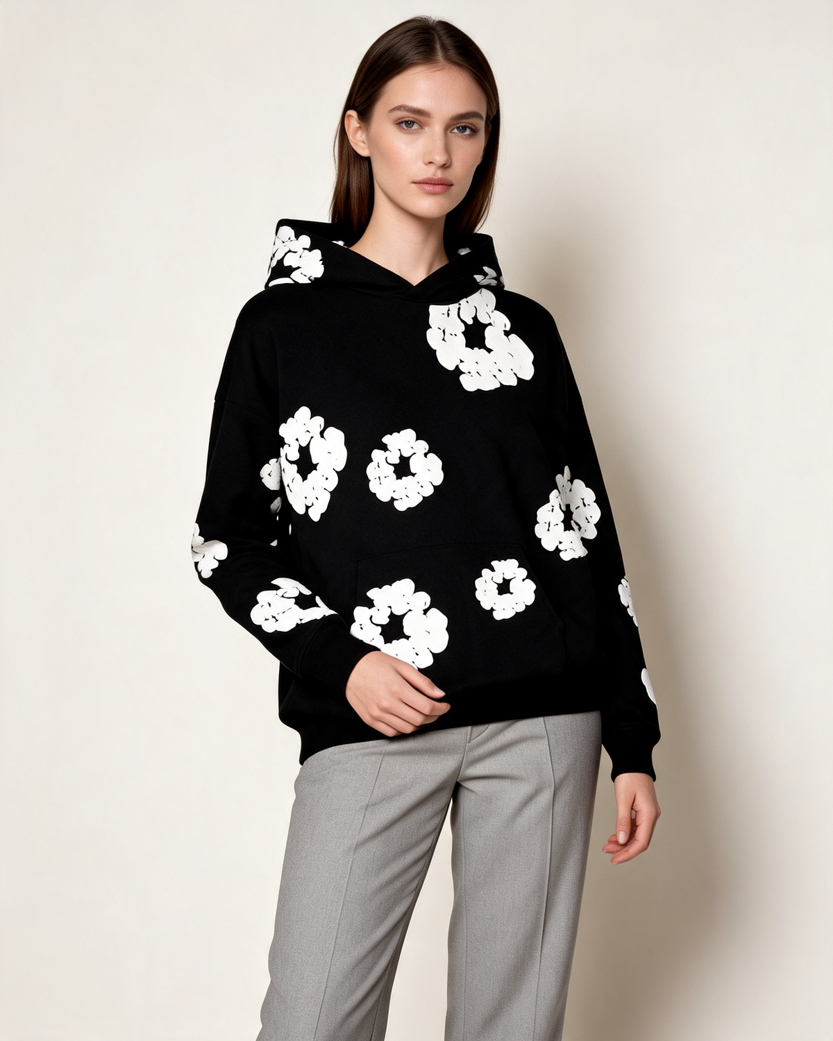 Hoodie – Fleur Floral Print
