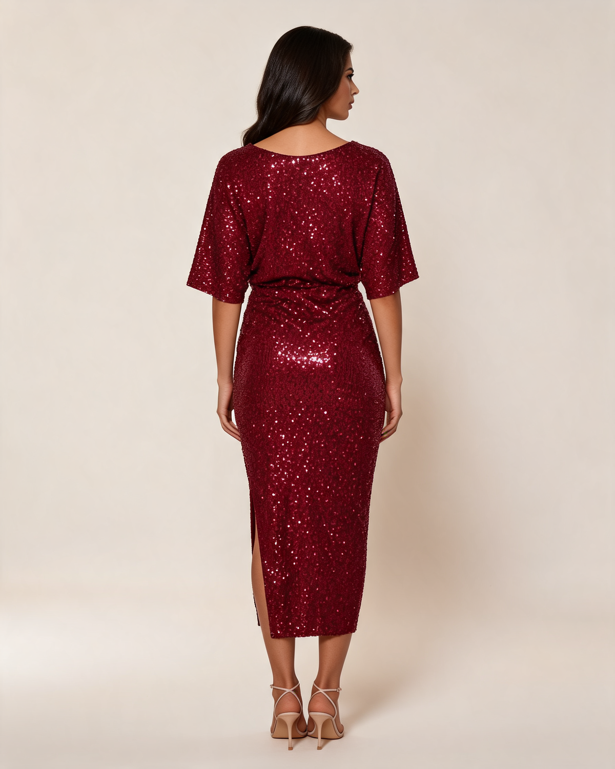 Christmas Dress – Elvira Glitter Midi