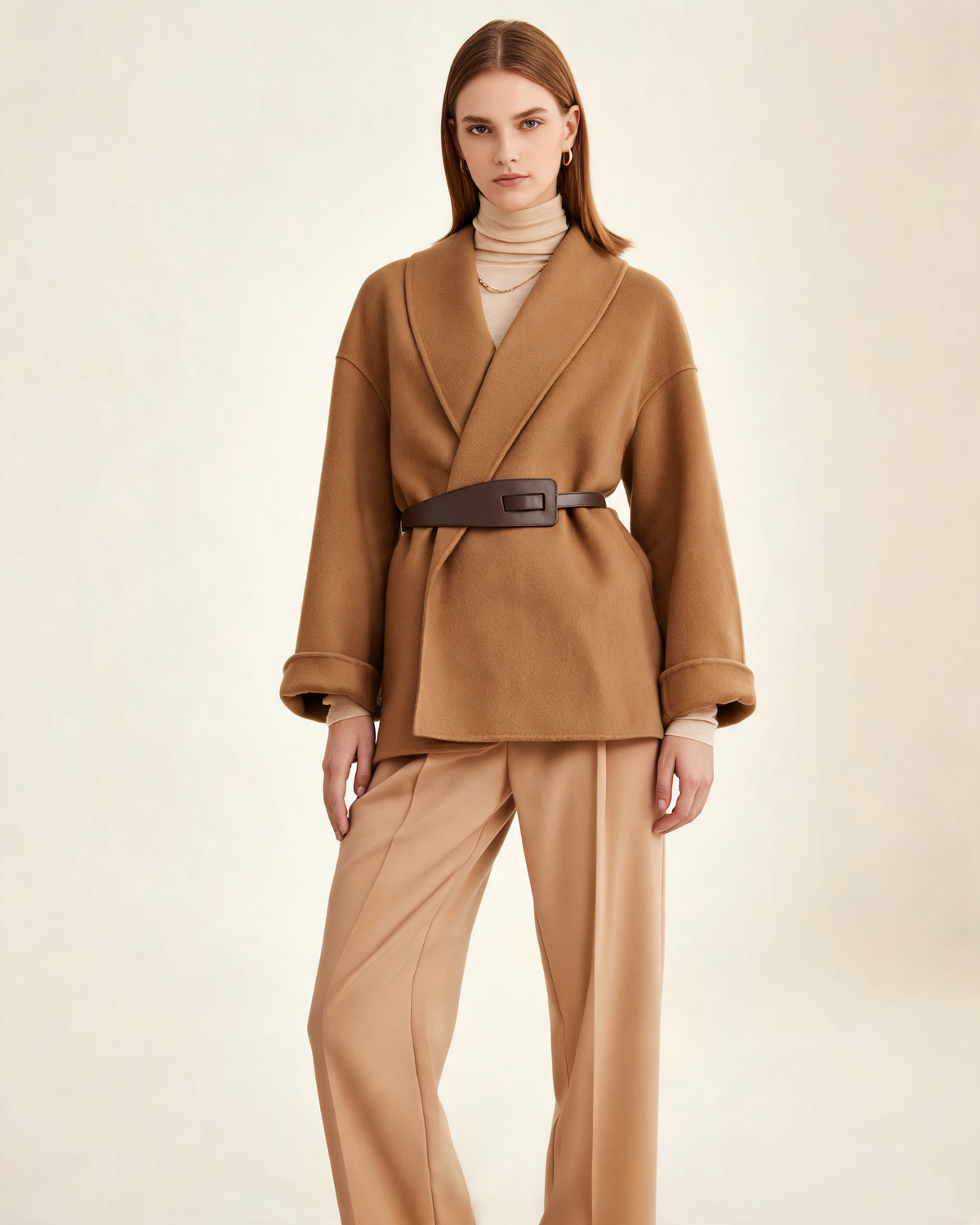 Winter Coat – Althea Belted Wrap
