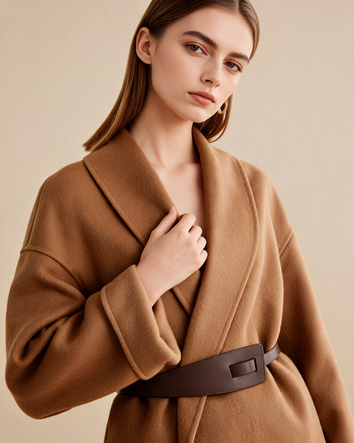 Winter Coat – Althea Belted Wrap