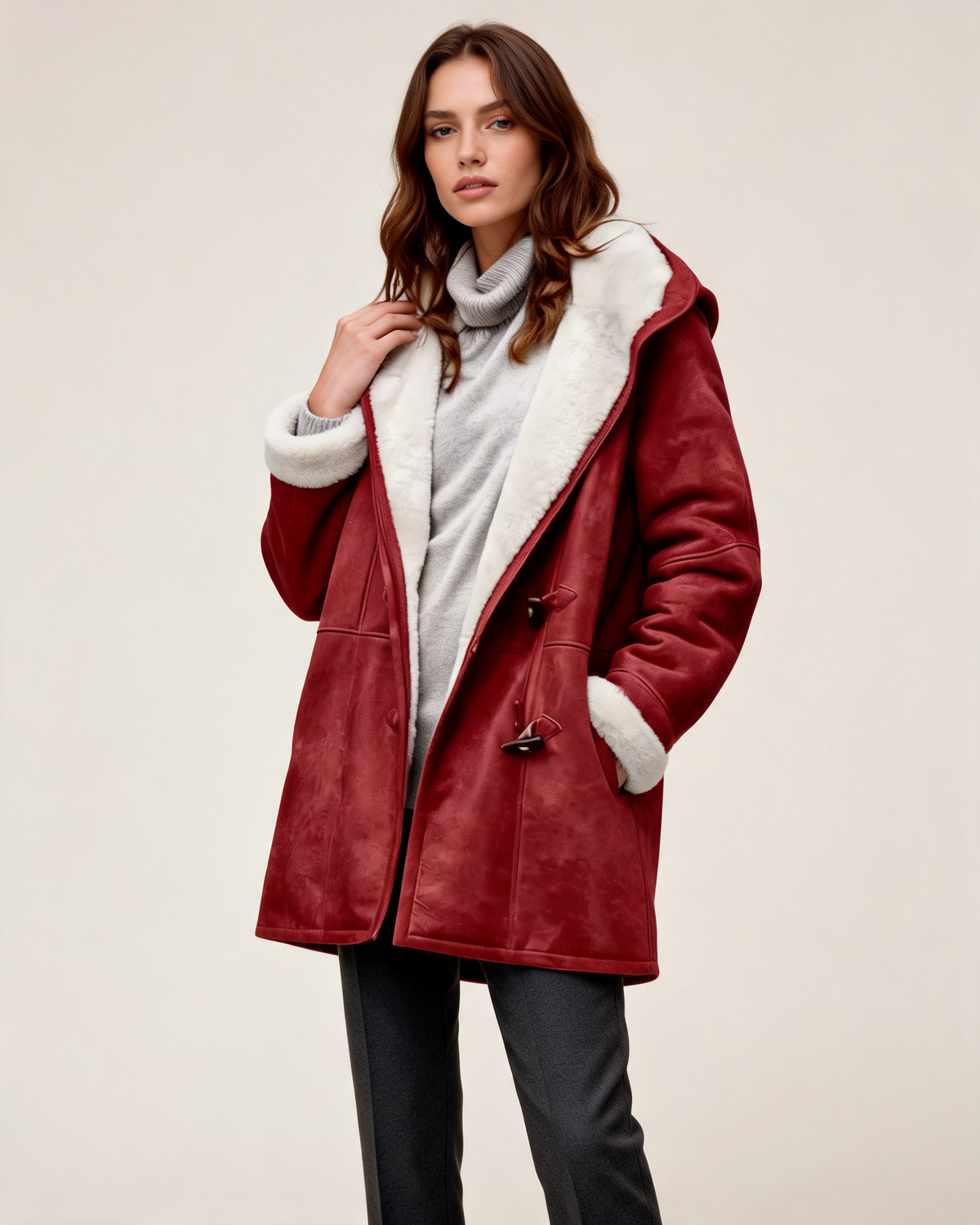 Winter Coat – Mireya Sherpa Toggle