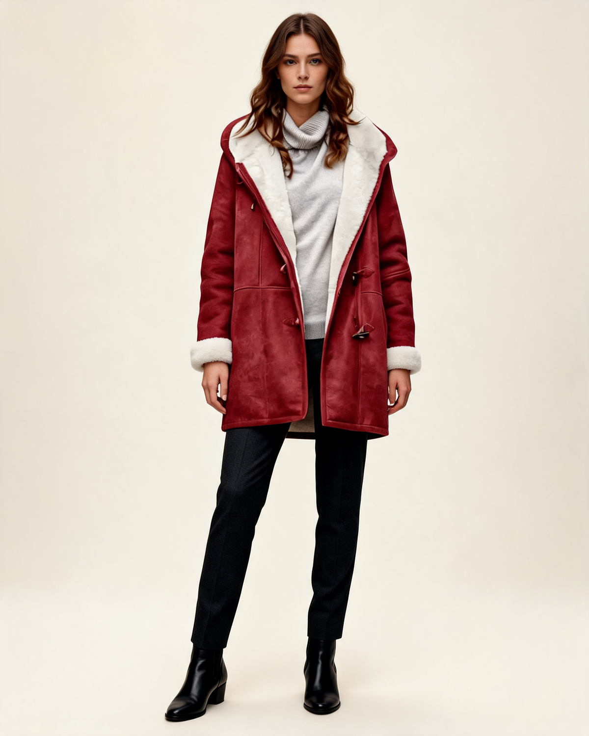Winter Coat – Mireya Sherpa Toggle