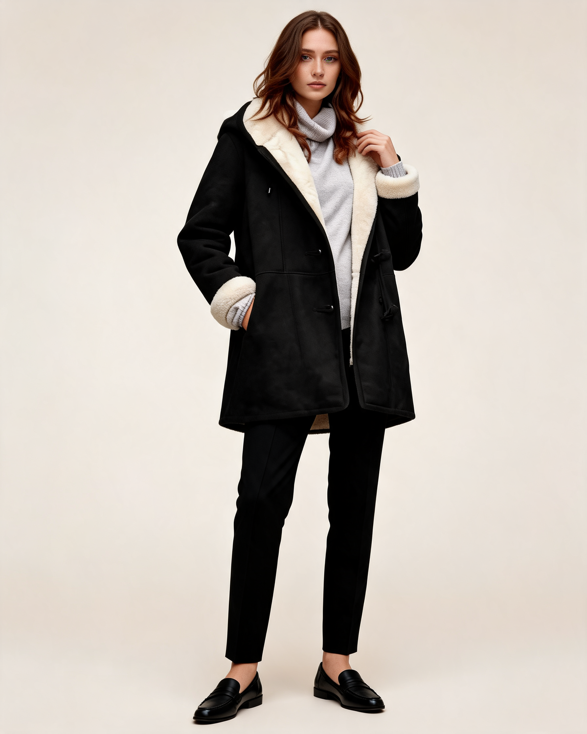 Winter Coat – Mireya Sherpa Toggle