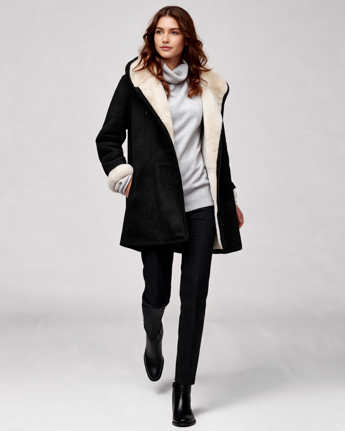 Winter Coat – Mireya Sherpa Toggle