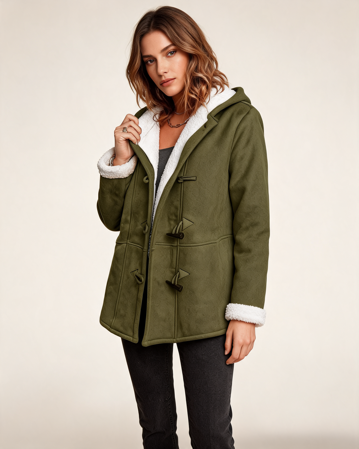 Winter Coat – Mireya Sherpa Toggle