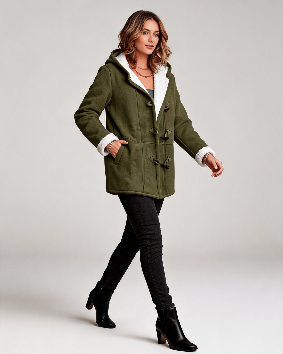 Winter Coat – Mireya Sherpa Toggle