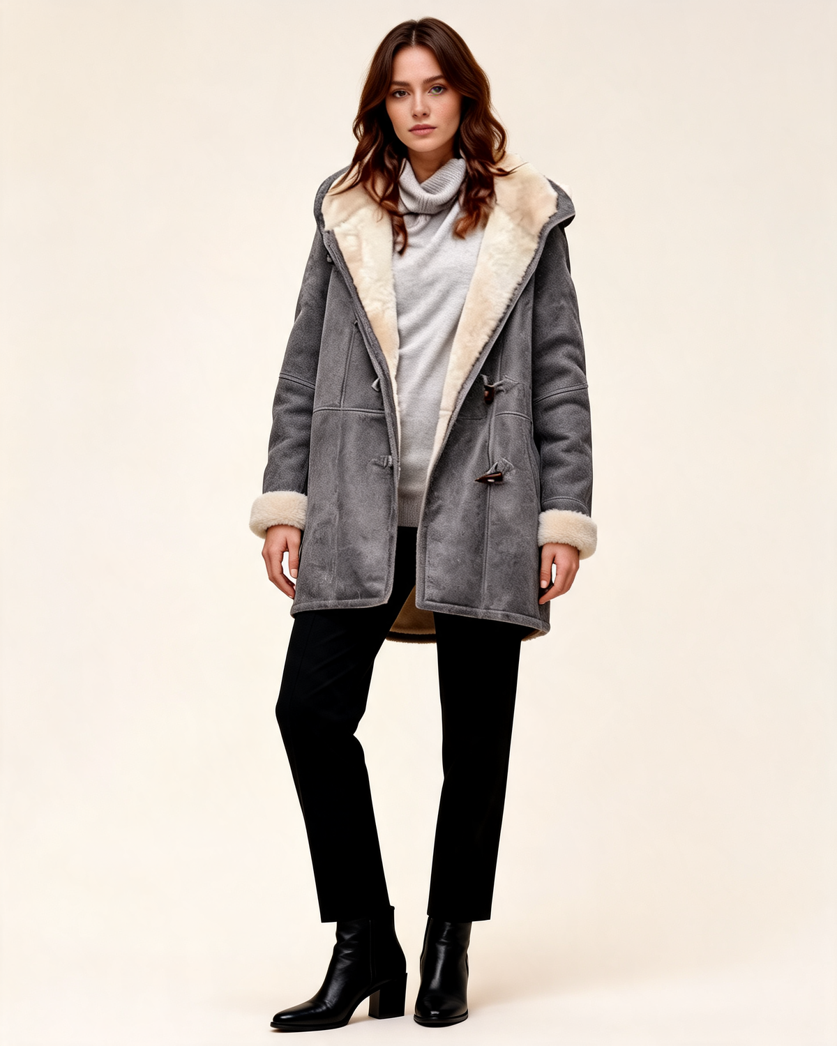 Winter Coat – Mireya Sherpa Toggle