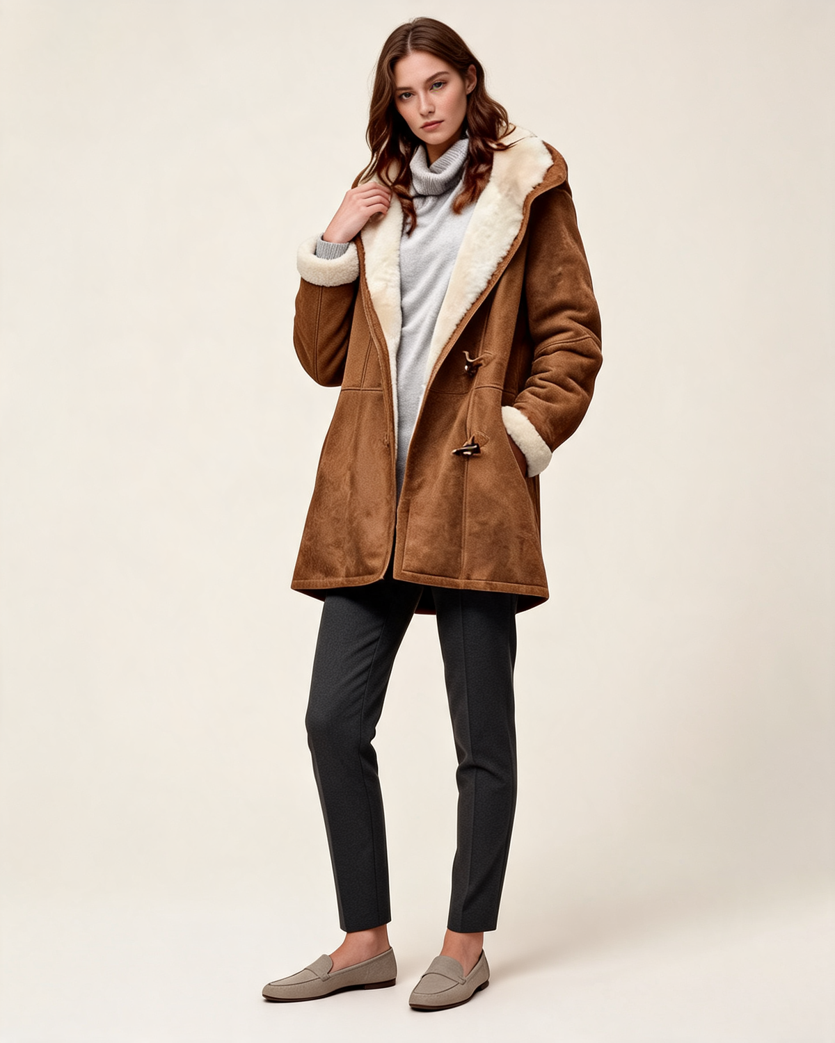 Winter Coat – Mireya Sherpa Toggle