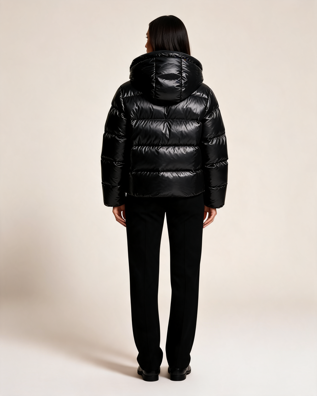 Winter Jacket – Alina Glossy Puffer
