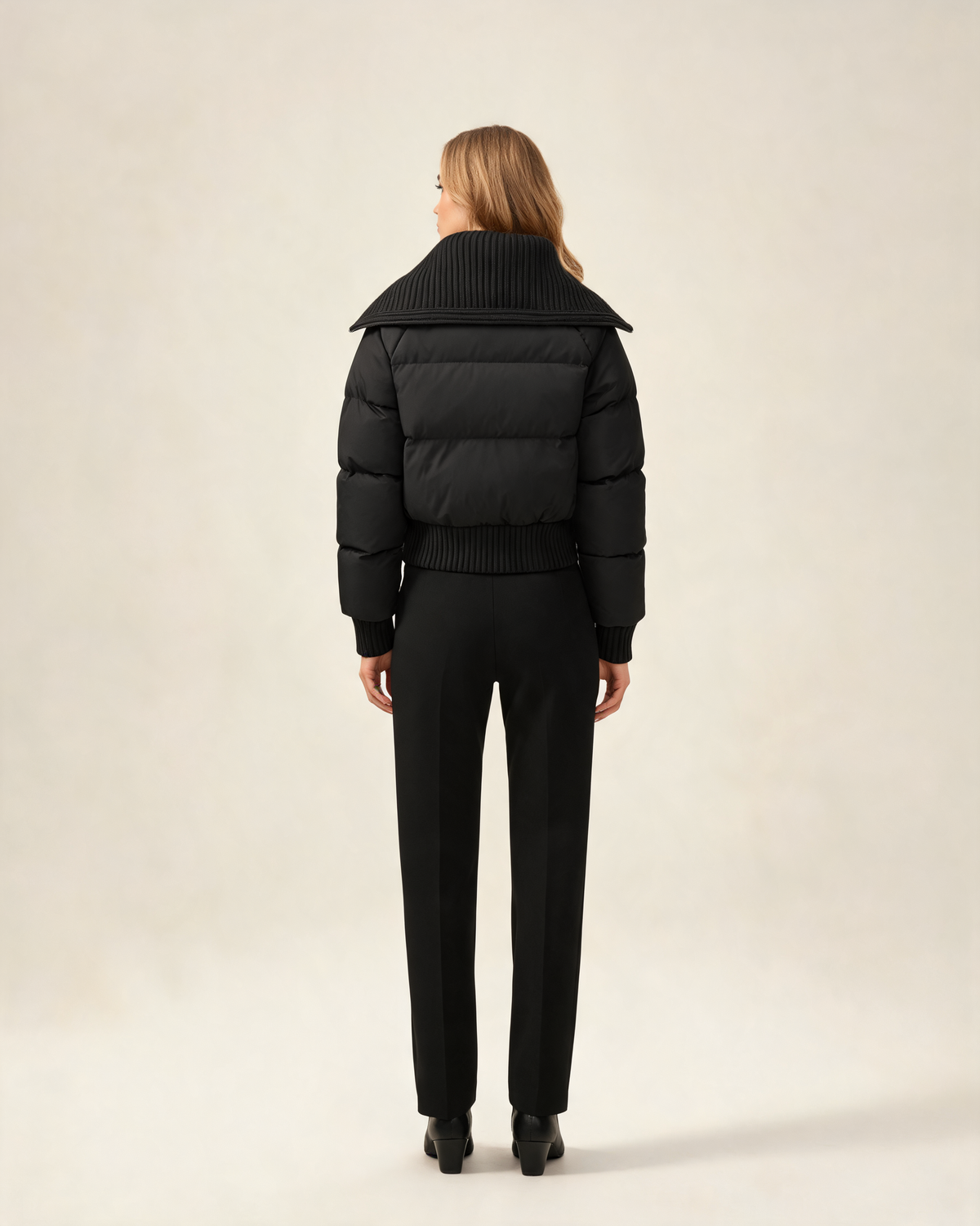 Winter Jacket – Odessa Knit Collar Puffer