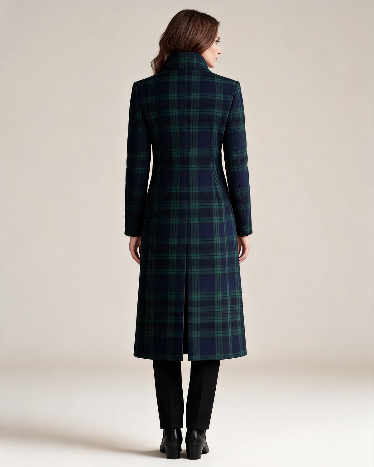 Long Coat – Mirabel Tartan Check