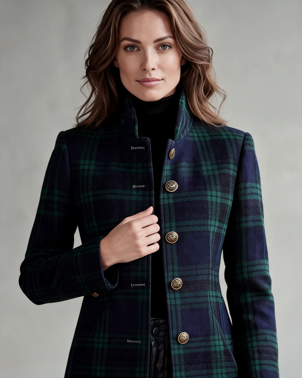 Long Coat – Mirabel Tartan Check
