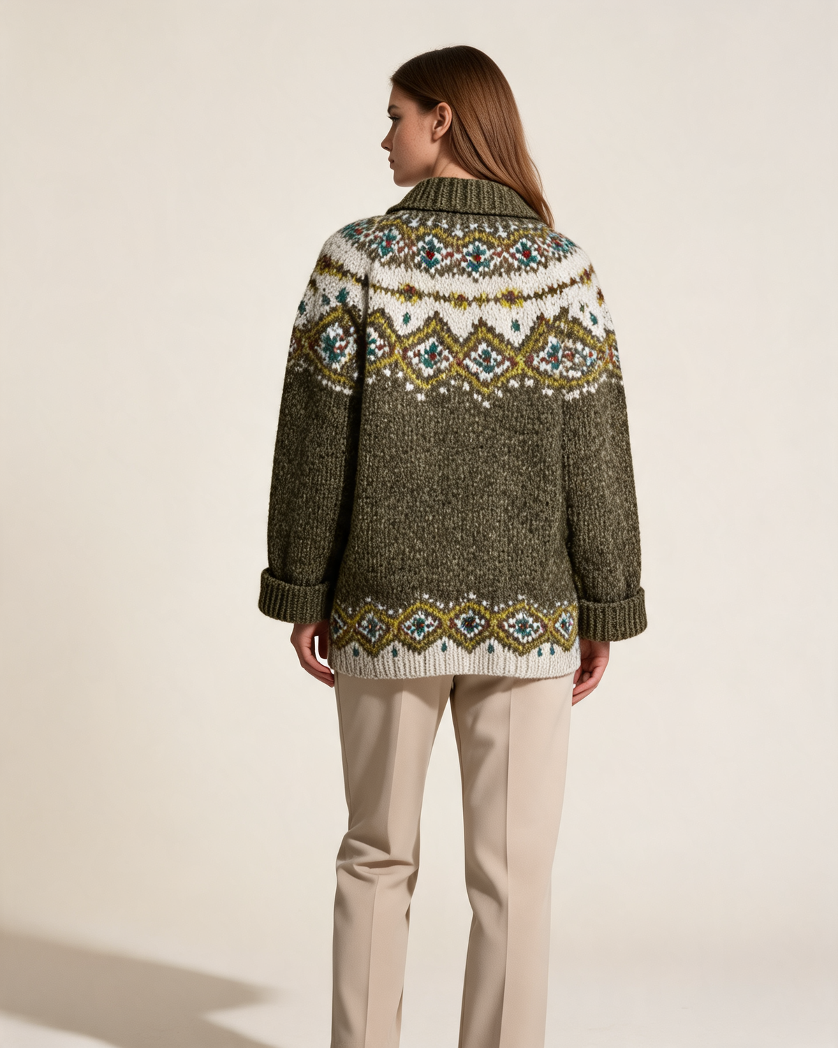Fair Isle Jumper – Frédérique Hooded