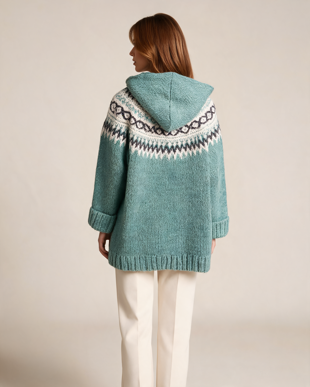 Fair Isle Jumper – Frédérique Hooded