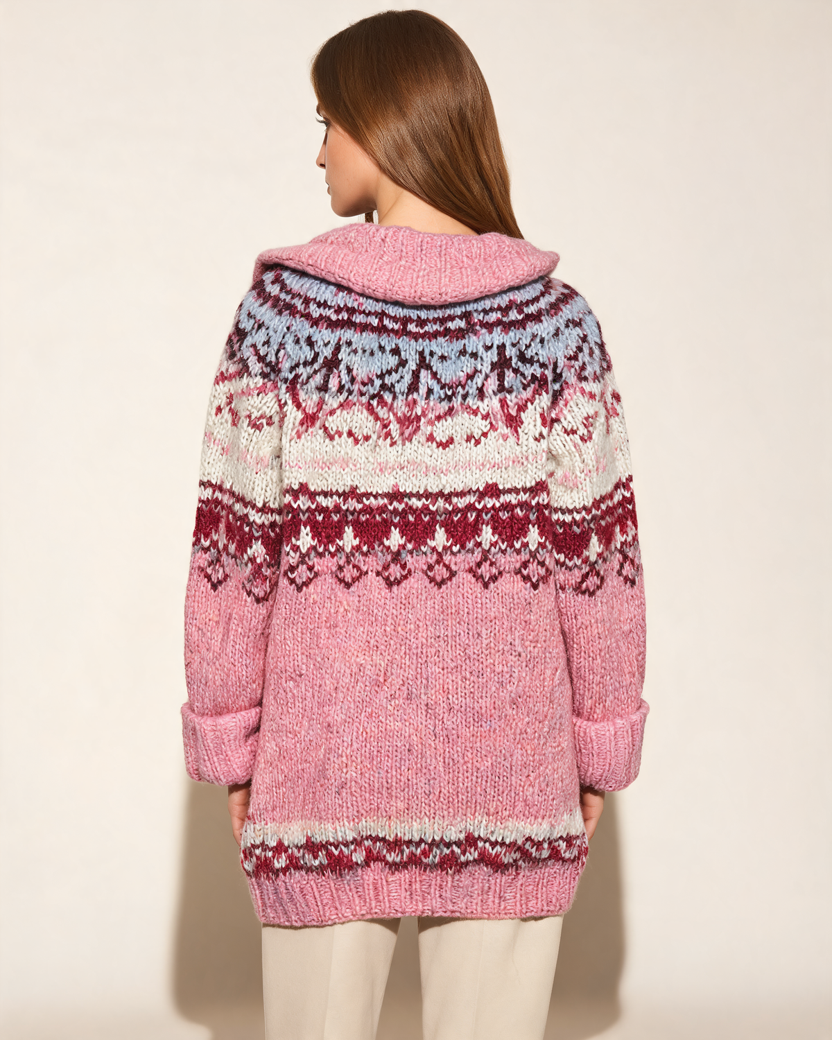 Fair Isle Jumper – Frédérique Hooded
