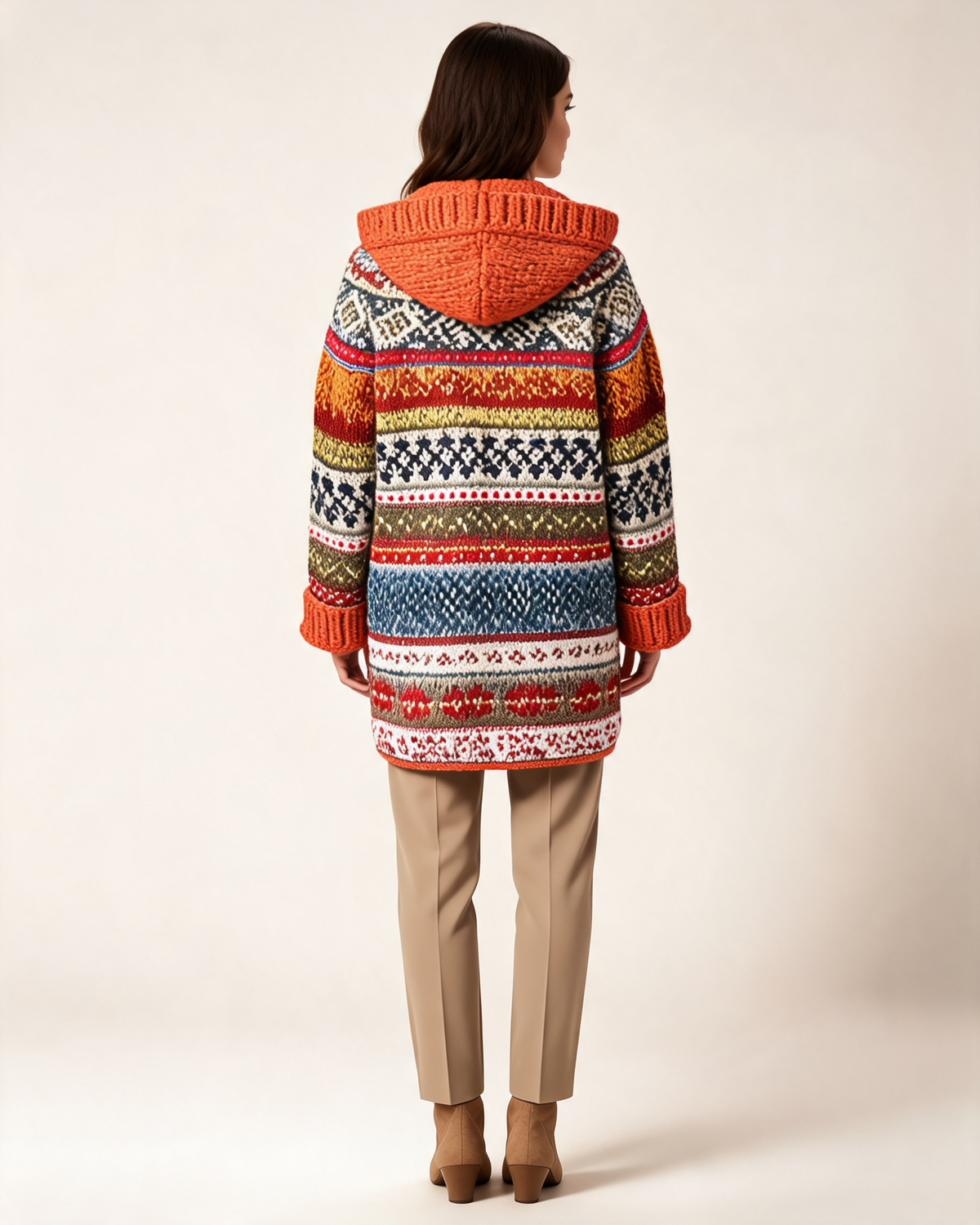 Fair Isle Jumper – Frédérique Hooded