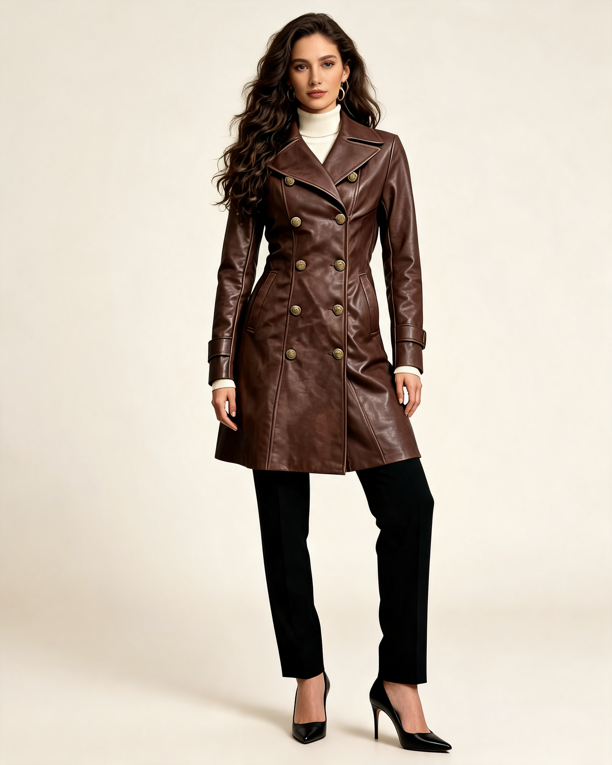 Winter Coat – Odile Belted Double-Breasted