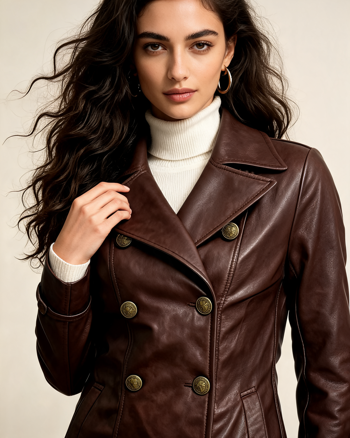 Winter Coat – Odile Belted Double-Breasted