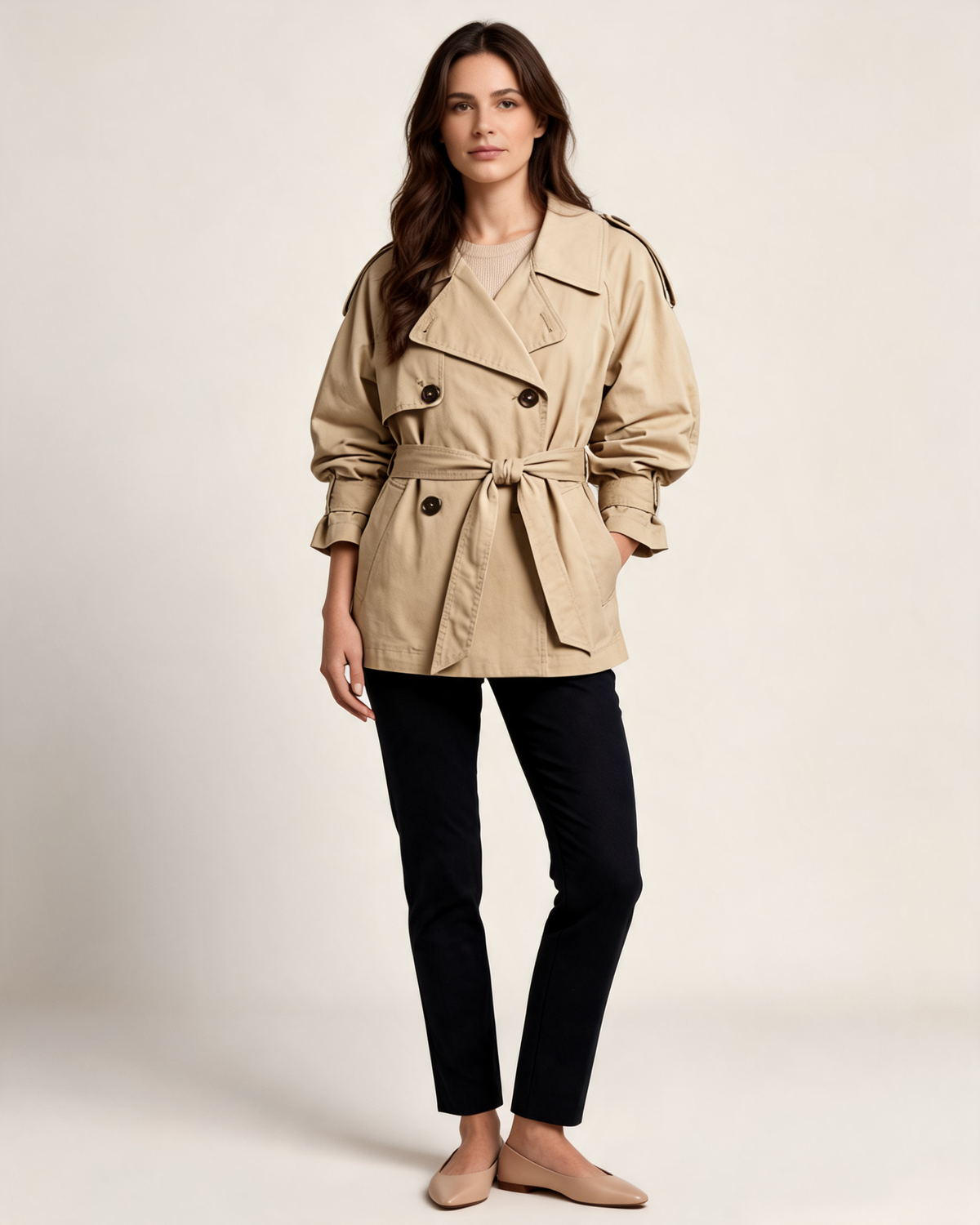 Trench Coat – Alouette Short Belted