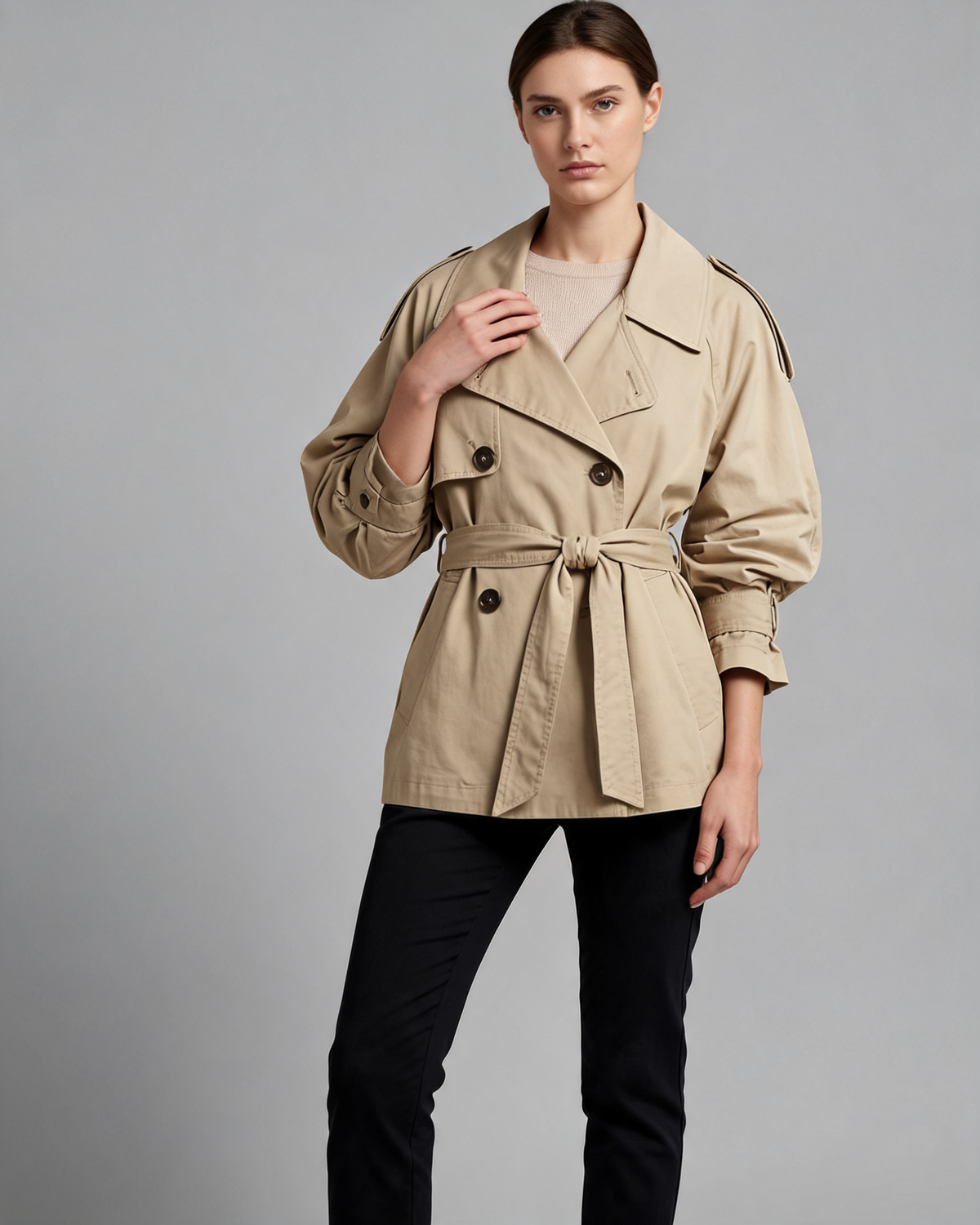 Trench Coat – Alouette Short Belted
