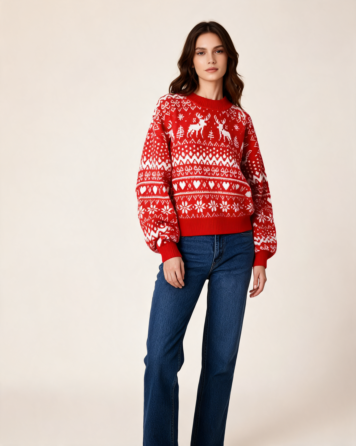 Christmas Jumper – Marianne Oversized Check