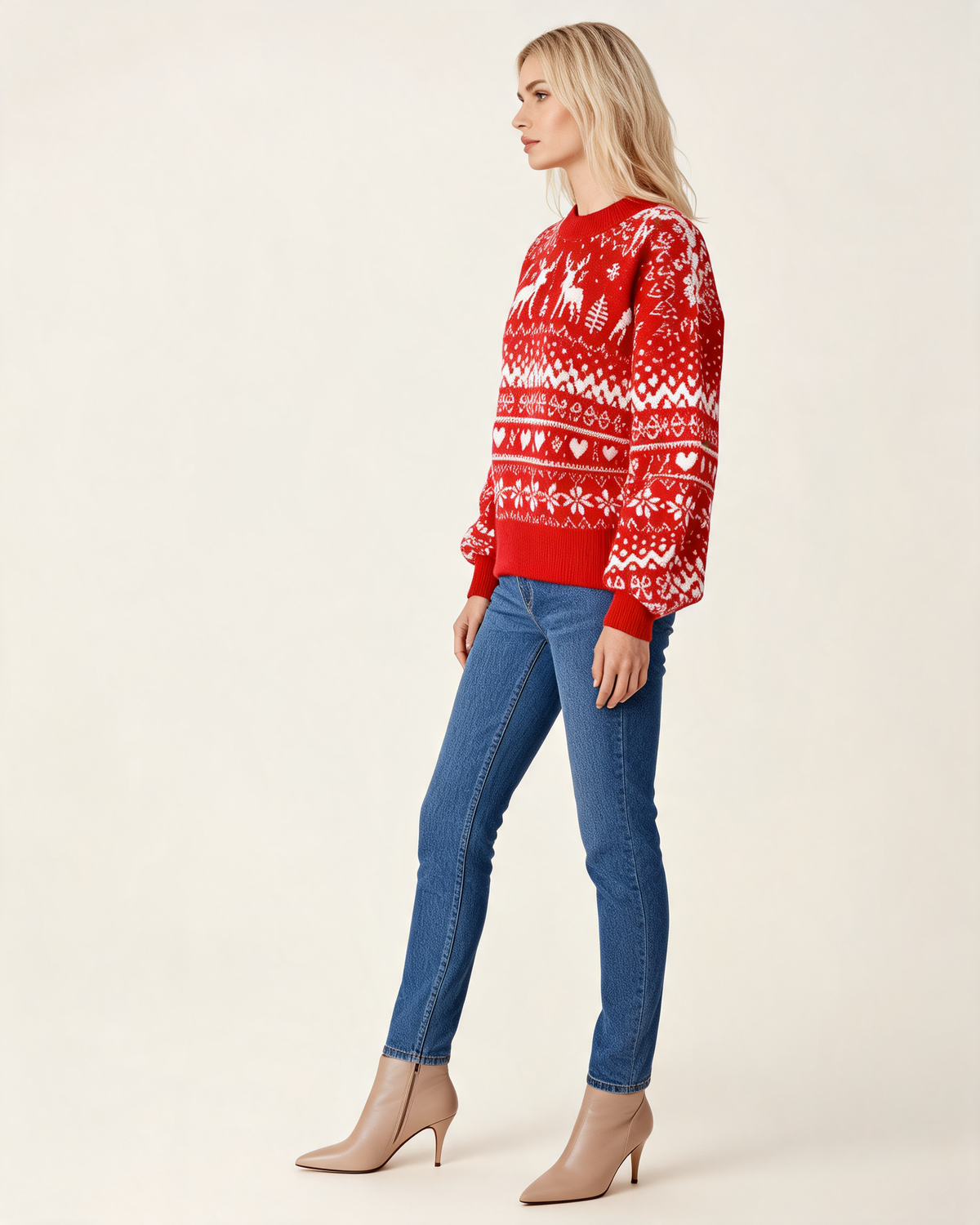 Christmas Jumper – Marianne Oversized Check