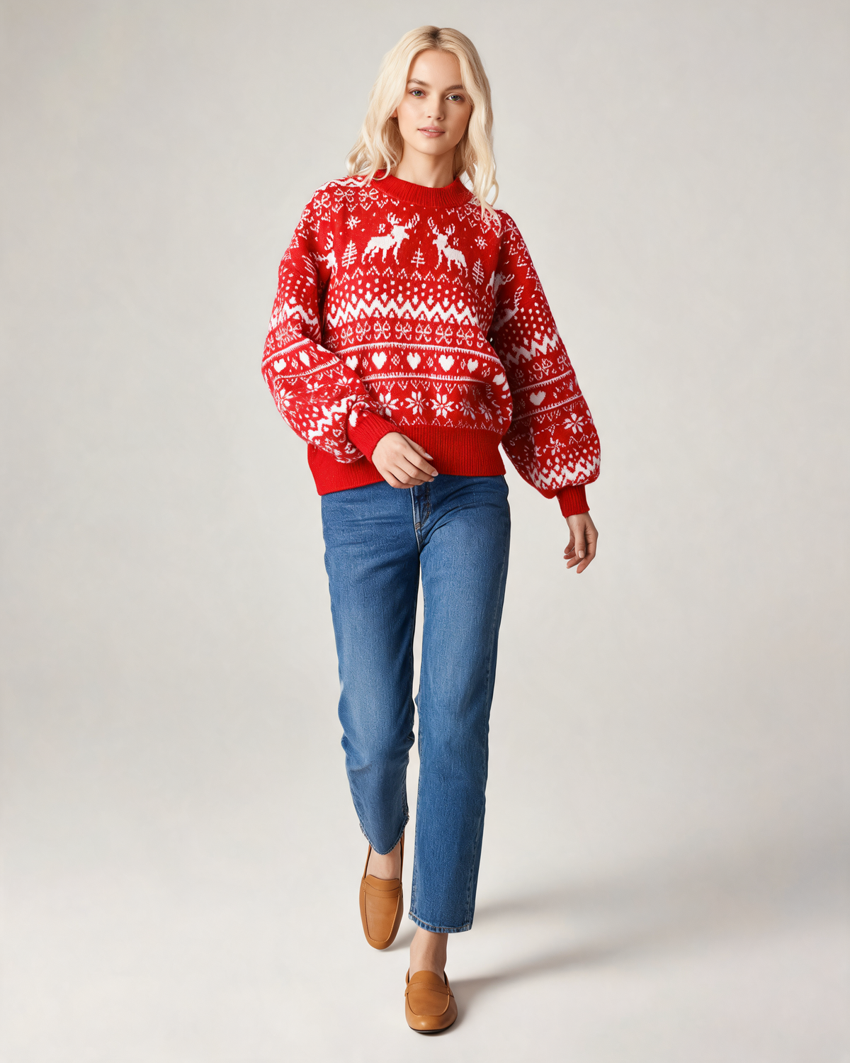 Christmas Jumper – Marianne Oversized Check