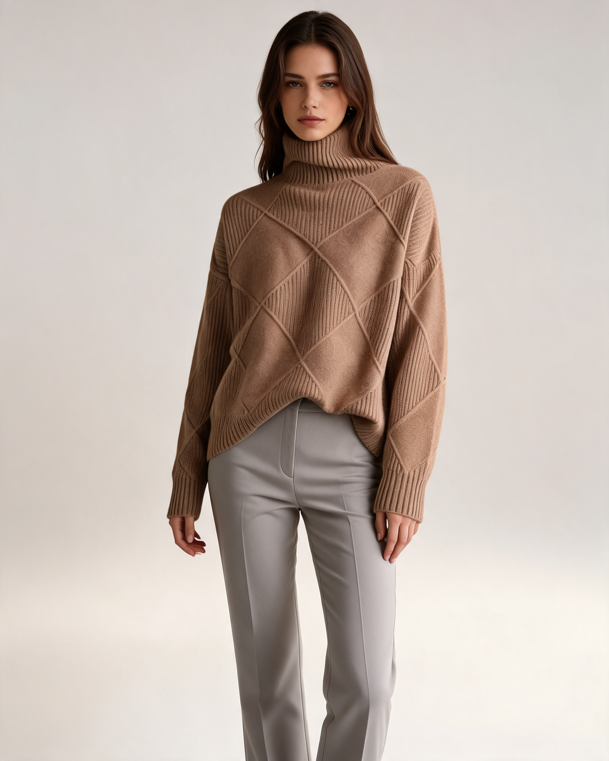 Turtleneck Sweater – Soline Soft Knit