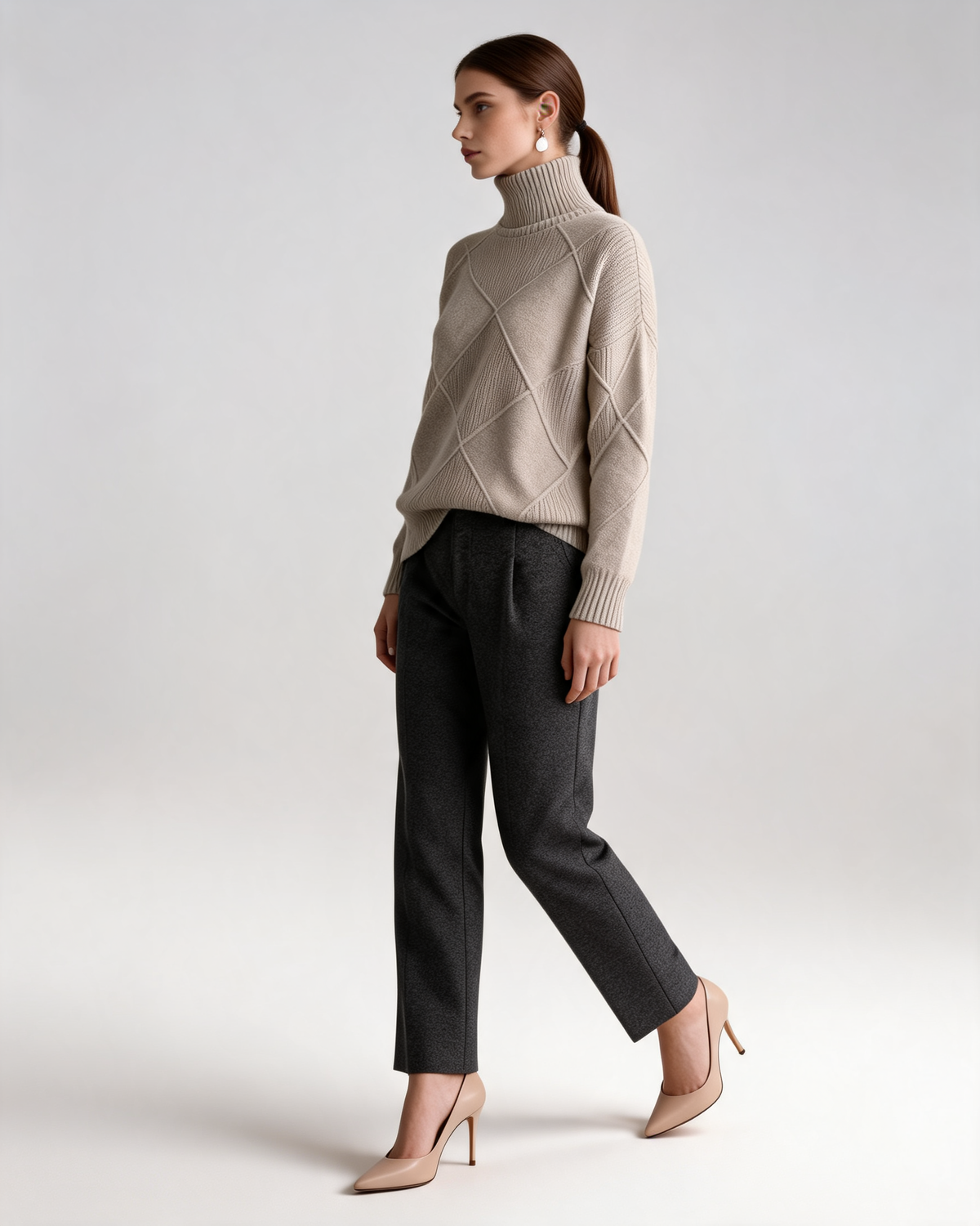 Turtleneck Sweater – Soline Soft Knit