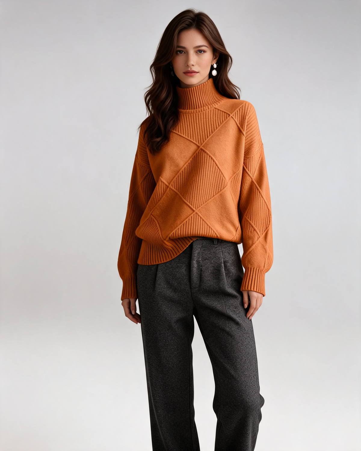 Turtleneck Sweater – Soline Soft Knit