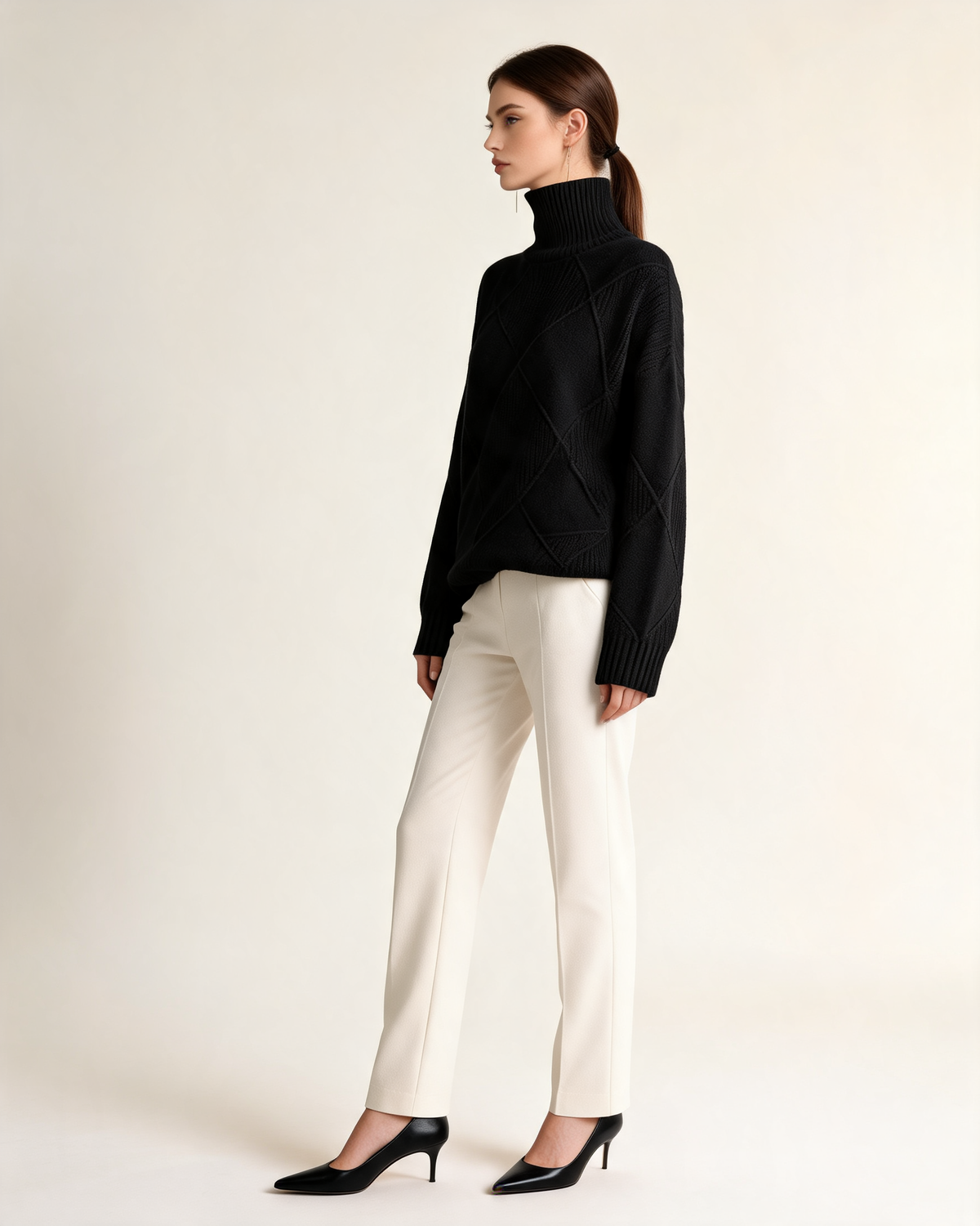 Turtleneck Sweater – Soline Soft Knit
