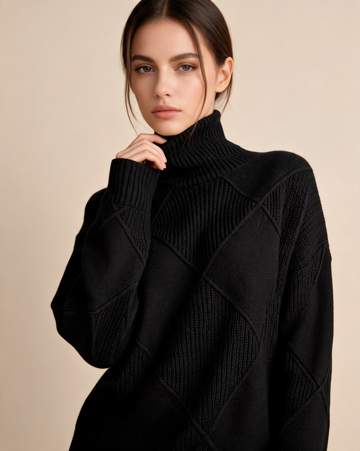 Turtleneck Sweater – Soline Soft Knit